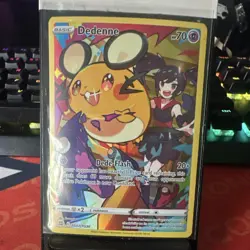 Pokemon Dedenne TG07/TG30 Brilliant Stars Ultra Rare Full Art Holo - Image 1