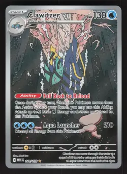 Clawitzer 141/132 Pokemon TCG ME01: Mega Evolution NM - Image 1
