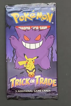 Pokemon Trick Or Trade Booster Pack Halloween Pack Factory Sealed SINGLE PACK - Image 1