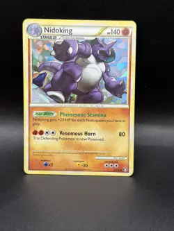 2016 Pokemon Nidoking - 6/102 (Cracked Ice Holo) Deck Exclusives - Image 1