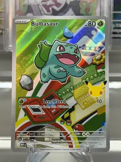 Bulbasaur 037 - Pokemon TCG - Mega Evolution Illustration Black Star Promo Holo - Image 2