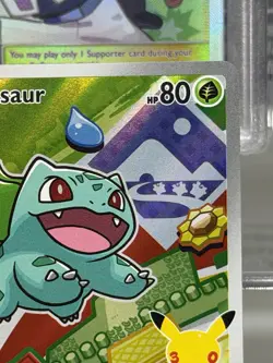 Bulbasaur 037 - Pokemon TCG - Mega Evolution Illustration Black Star Promo Holo - Image 4