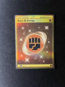 Pokemon TCG Pokemon SV1 Basic Fighting Energy Holo Gold 258/198 - Image 1