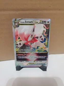 Pokemon TCG Hisuian Zoroark VSTAR Lost Origin 147/196 NEAR MINT - Image 1
