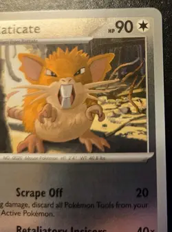Raticate 061/088 Reverse Holo Uncommon Mega Evolution: Perfect Order Pokemon TCG - Image 3