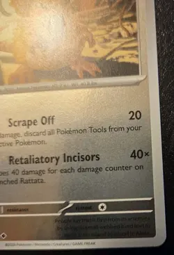 Raticate 061/088 Reverse Holo Uncommon Mega Evolution: Perfect Order Pokemon TCG - Image 5