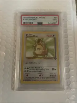 1999 Pokemon Kangaskhan Non Holo 21/64 Jungle Unlimited - PSA 9 - Image 1