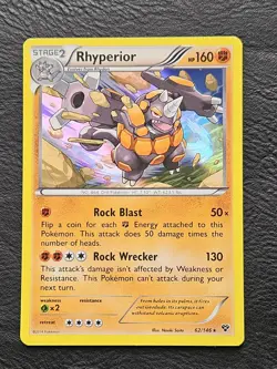 Rhyperior 62/146 Holo Pokemon TCG XY Base Set - Image 1