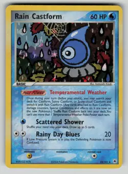 Rain Castform 23/101 Rare Hidden Legends Pokemon Reverse Holo vLP - Image 1