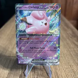 2026 Pokemon TCG Ascended Heroes - Lillies Clefairy EX Double Rare 076/217 NM - Image 1