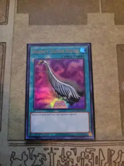 YUGIOH HARPIES FEATHER DUSTER MAMA-EN076 ULTRA 1ST ED NM ALT ART - Image 1