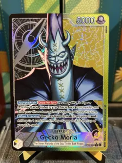 Gecko Moria - OP14-080 (Alt Art) One Piece • The Azure Sea's Seven L • OP14-080 - Image 1
