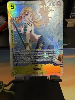 One Piece CCG Nami Nami Super Rare Foil Card EB-03 English - Image 1