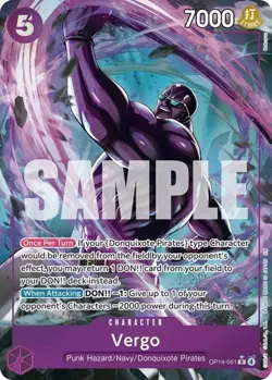 NM-Mint, English One Piece Vergo (Alternate Art) - OP14-061 - R - Foil The Azure - Image 1