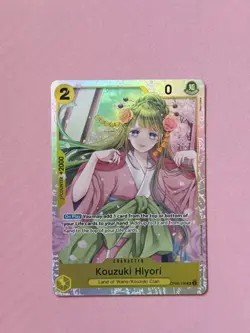 Bandai Kouzuki Hiyori Wings of the Captain OP06-106 Super Rare Foil One Piece - Image 1