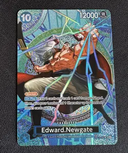 SHIPS TODAY ONE PIECE Edward.Newgate OP13-42 Adventure on Kami's Island Foil ENG - Image 1