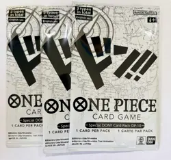 One Piece TCG Special DON!! DP-10 Booster 3 Packs English (SET OF 3) OP15-EB04 - Image 1