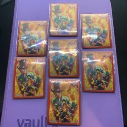 x70 One Piece DEVIL FRUITS COLLECTION VOL. 2 Sabo & Luffy Deck Sleeves -70 Total - Image 1