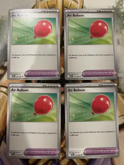4x Air Balloon 079/086 Pokemon Black Bolt Regular English - PLAYSET - NM/M 🔥 - Image 1