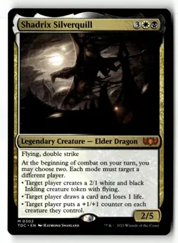 Shadrix Silverquill 302 Commander: Tarkir: Dragonstorm Magic: The Gathering NM - Image 1