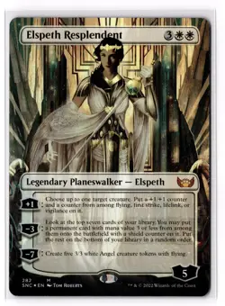 Elspeth Resplendent (Borderless) 282 Streets of New Capenna Foil NM - Image 1
