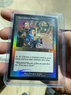 Quicksilver Amulet - FOIL - Urza’s Legacy 1999 NM - Magic The Gathering - Mtg - Image 3