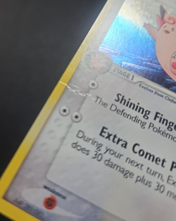 Stamped Clefable 36/115 EX Unseen Forces Pokemon Card Reverse Holo Foil Rare MP - Image 3