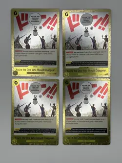4x You're the One Who Should Disappear OP06-115 Playset - Image 1