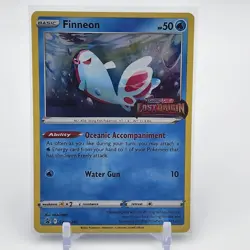 Finneon - SWSH240 - Lost Origin Stamp - Black Star Promo - Pokemon Card - NM/M - Image 1