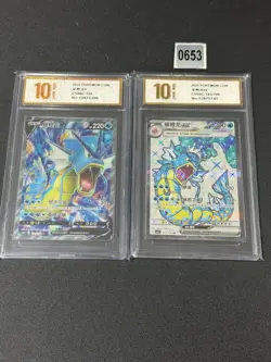 Pokemon TCG Chinese Gyarados V CS4bC 135/132 ,CSV3C-143/130 SR Grade 10 - Image 1