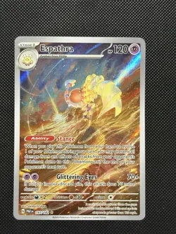 Pokemon Paradox Rift - Espathra - 197/182 - Illustration Art Rare - M/NM - Image 2