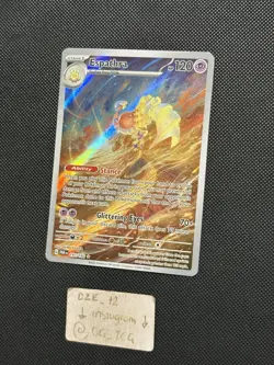 Pokemon Paradox Rift - Espathra - 197/182 - Illustration Art Rare - M/NM - Image 4