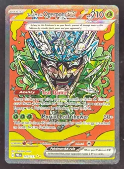 2025 Pokemon SV Prismatic Evolutions - PRE EN #145/131 Teal Mask Ogerpon ex - Image 1