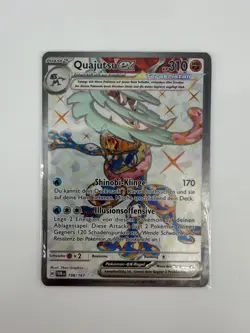 Quajutsu-ex Full-Art Deutsch Maskerade im Zwielicht 198 NM Pokemon TCG - Image 1