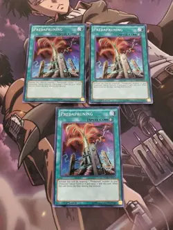 Yugioh - Predapruning FUEN-EN012 NM 1st ed Super Rare x3 - Image 1