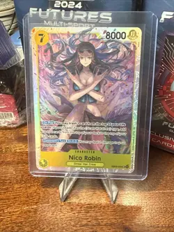 Bandai Nico Robin EB03-055 SR Foil Full Art One Piece Heroines 8000 Power - Image 1