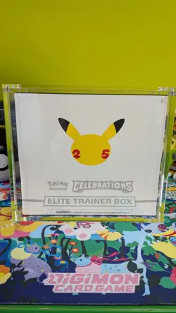 Pokemon Celebrations TCG Elite Trainer Box 25th Anniversary - New Sealed + Case - Image 1