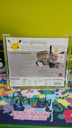 Pokemon Celebrations TCG Elite Trainer Box 25th Anniversary - New Sealed + Case - Image 3