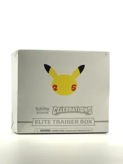 Pokemon TCG Celebrations Elite Trainer Box ETB –25th Anniversary –Factory Sealed - Image 1