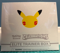 Pokemon TCG Celebrations 25th Anniversary Elite Trainer Box ETB Factory Sealed - Image 1