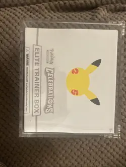 Pokemon TCG 25th Celebrations Elite Trainer Box In Acrylic Case New Sealed - Image 1