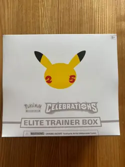Pokemon TCG Celebrations Elite Trainer Box New and Sealed 820650809439 - Image 1
