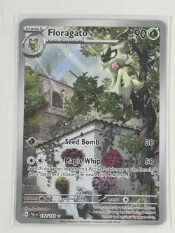 Pokemon TCG Floragato Scarlet & Violet Paldea Evolved Holo Card 197/193 Full Art - Image 1