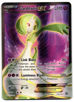 Gardevoir EX 111/114 - Steam Siege Rare Ultra Pokemon TCG - HP Card - Image 1