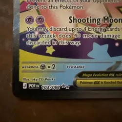 Mega Clefable ex 103/088 ME03: Perfect Order Pokemon Card TCG - Image 4