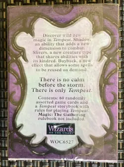 MTG Magic The Gathering Tempest The Rath Cycle 60 Card Deck SEALED - Image 2