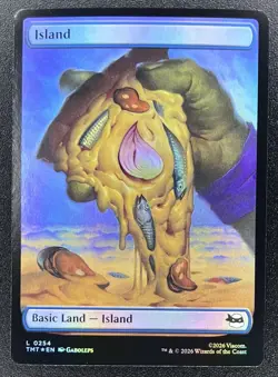 Island 0254 Foil Land MTG: Teenage Mutant Ninja Turtles NM - Image 1