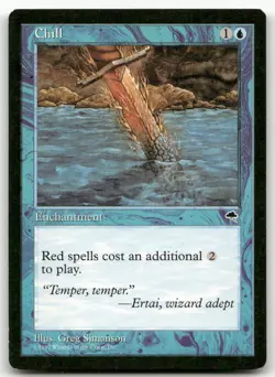 Chill #56 (MP) Tempest TMP Magic MTG - Image 1