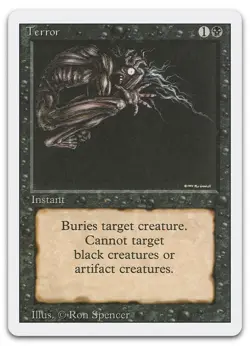 Terror (NM) Revised Edition 3ED Magic MTG - Image 1