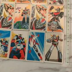 UFO Robot Grendizer Old Menko card set of 12 TOEI With tracking Vintage 25825-1 - Image 4